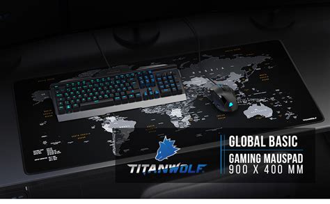 Csl Titanwolf Xxl Gaming Muismat X Mm Grote Onderlegger