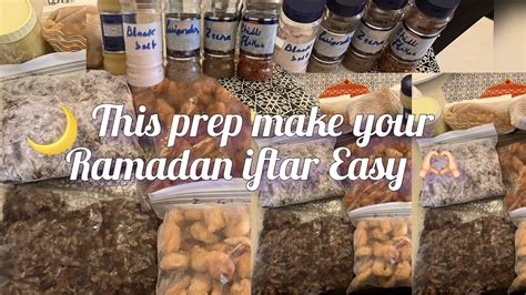 Meal Preps For Ramadan Pre Ramadan Preparations 2023 YouTube