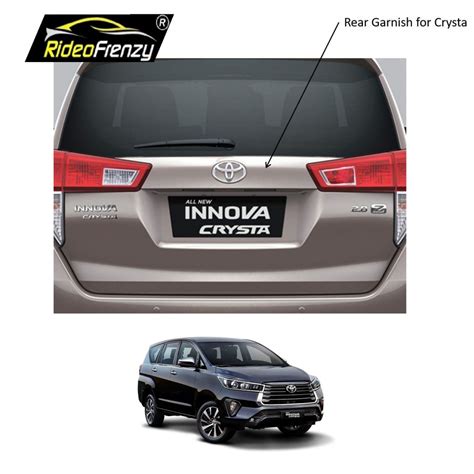 Buy New Innova Crysta Chrome Rear Garnish Online India Triple Layer