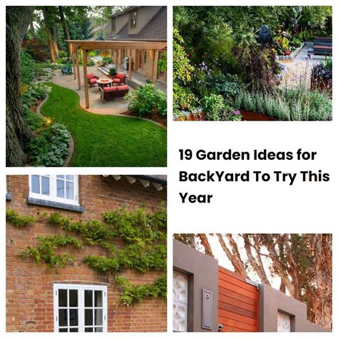 19 Garden Ideas For Backyard To Try This Year Sharonsable