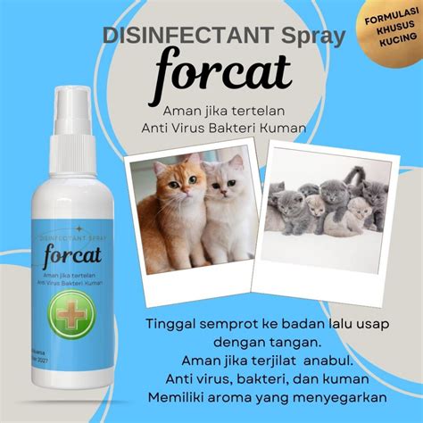 Jual Forcat Disinfektan Kucing Anabul Pet Disinfectant Bebas Alkohol