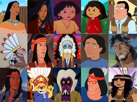 Native American Cartoon Characters - Desaba Fesbynina