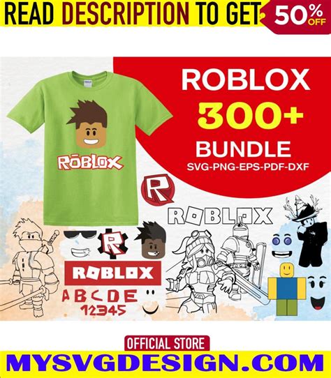 300 Roblox Svg Bundle Etsy