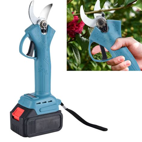 Cordless Pruning Shears Professional Power Secateurs With 30mm Cutting