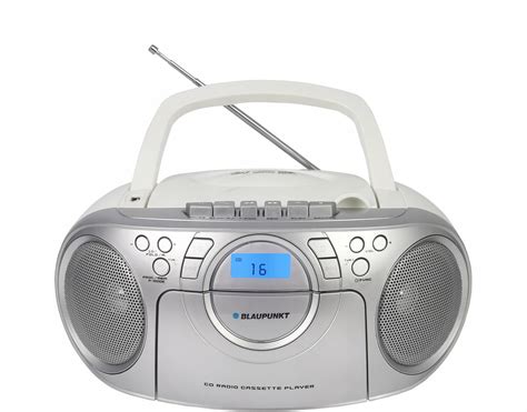 Przenośny radioodtwarzacz kasetowy z CD MP3 USB Blaupunkt BB16WH