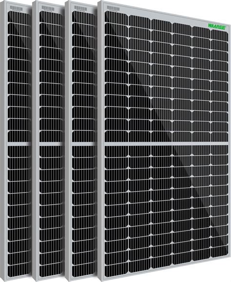 Waaree Solar Panel Watt Pack Of Halfcut Volts Cells Dual