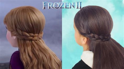 Peinado Princesa Anna Frozen 2 Annas Hairstyle Frozen 2 Youtube