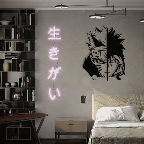 Cuadro Naruto X Sasuke Cuadros Mdf Decoracion De Pared Dormitorio