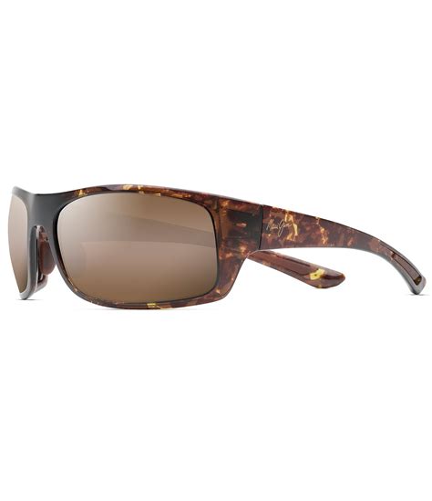 Maui Jim Big Wave Polarizedplus2® Wrap 67mm Sunglasses Dillards