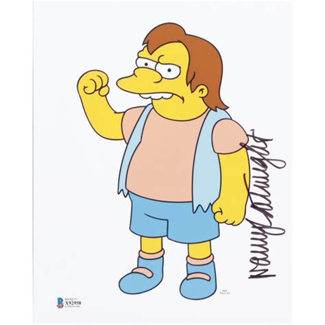 Nancy Cartwright Signed The Simpsons 8x10 Photo Beckett Pristine