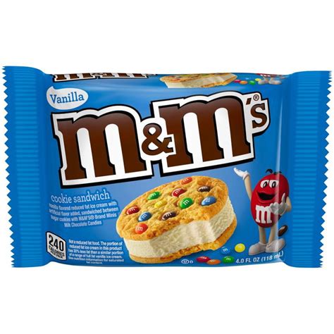 M M S Ice Cream Cookie Sandwich Single Count Walmart