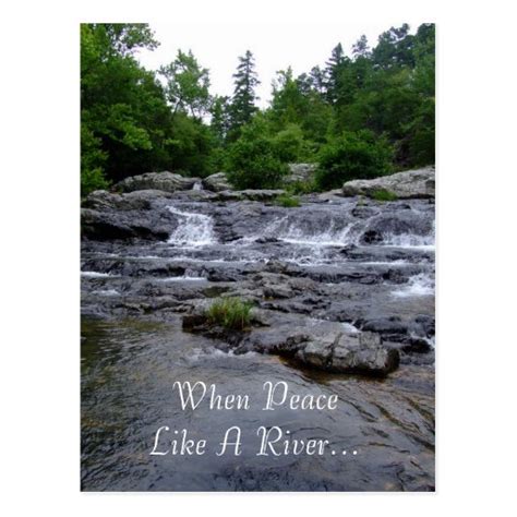 When Peace Like A River... Postcard | Zazzle