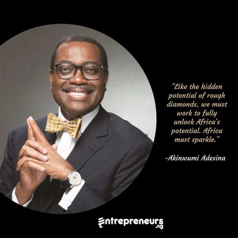 Akinwumi Adesina President Of The African Development Bank