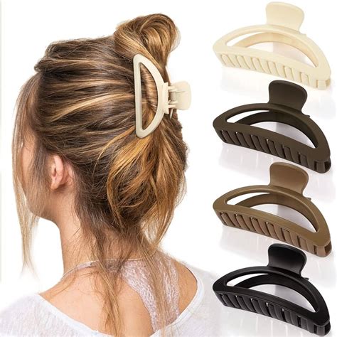 Amazon Canitor Hair Clips For Women Pcs Neutral Claw Clips