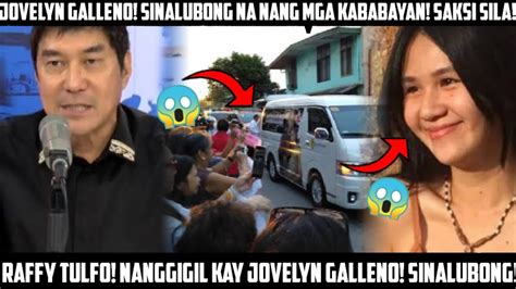 Jovelyn Galleno Sinalubong Ng Mga Kababayan Raffy Tulfo Saksi Sa Pag