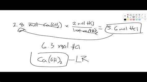 Notes Limiting Reactants And Percentage Yield Youtube