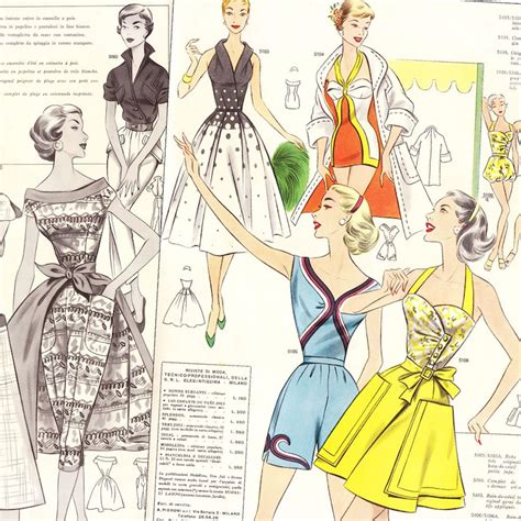 1950s Sewing Patterns Dresses Skirts Tops Mens