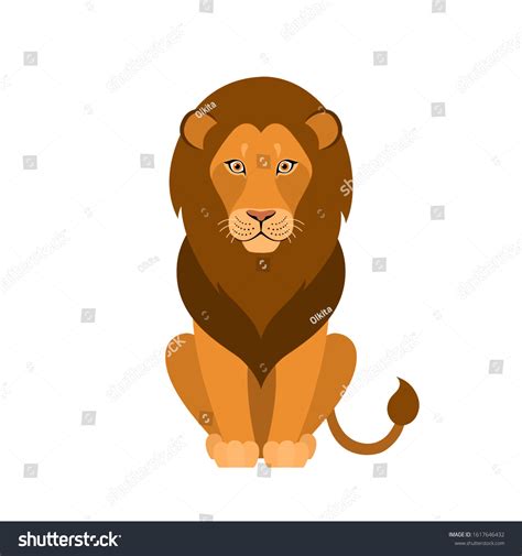 Sitting Lion Vector Images Stock Photos Vectors Shutterstock