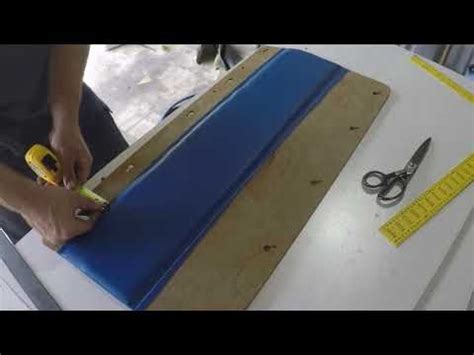 3 part door panel upholstery tutorial (no sewing machine required)