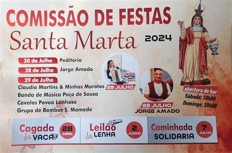 Festas De Santa Marta 2025 Santa Marta Penafiel