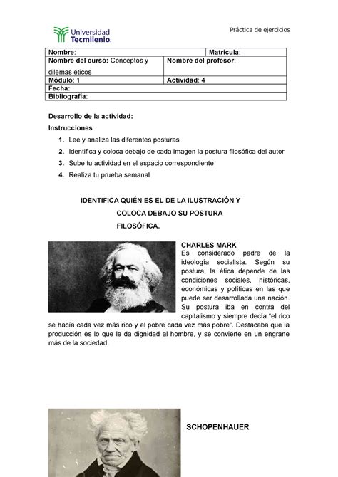 Actividad Conceptos Y Dilemas Ticos Pr Ctica De Ejercicios Nombre