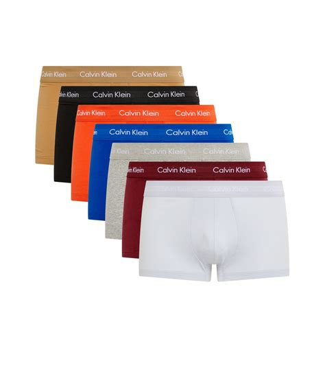 Mens Calvin Klein Multi Cotton Stretch Hip Briefs Pack Of Harrods