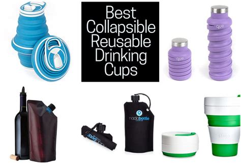 Smartest Reusable, Collapsible, Drinking Cups - Just Smart Kitchenware