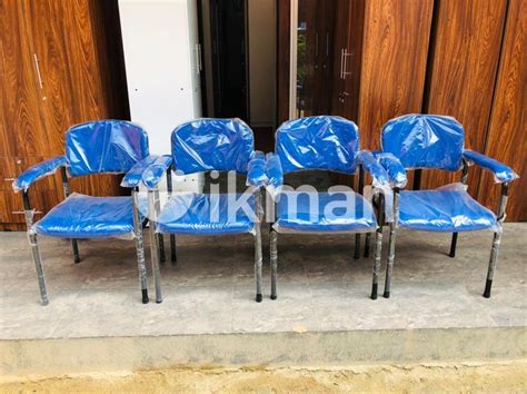 Office Visitor Chairs Blue For Sale Maharagama Ikman