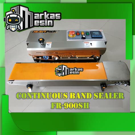 Jual Continuous Band Sealer Mesin Segel Plastik Fr Sh Heavypack