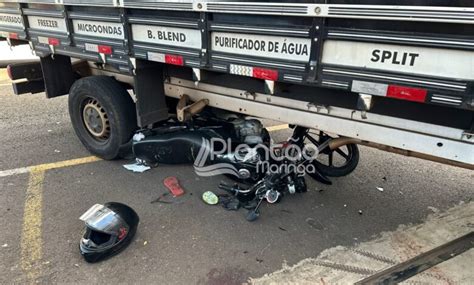 Motociclista Sofre Ferimentos Grave Ap S Bater Moto E Cair Embaixo De