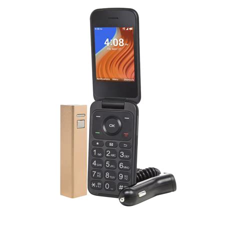 TCL Alcatel My Flip 2 T408DL Tracfone With 1200 Min Text Data