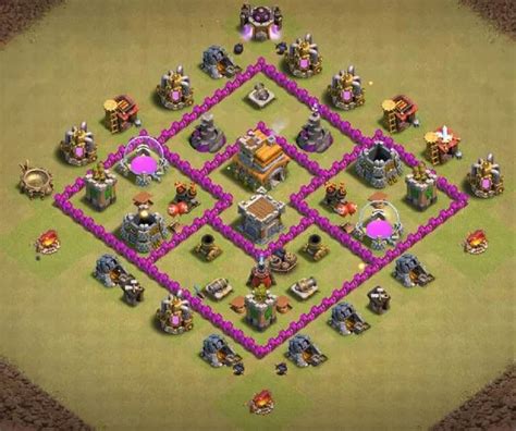 War Th6 Base For Clash Of Clans