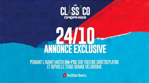 Le classico organisé Annonce tracklist 2021 YouTube Music