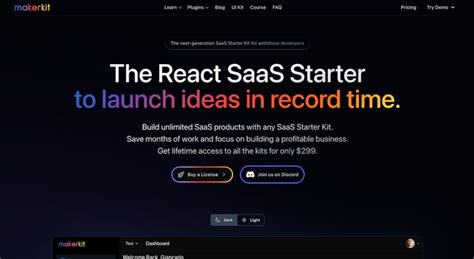 Makerkit React Saas Boilerplate Tailkits