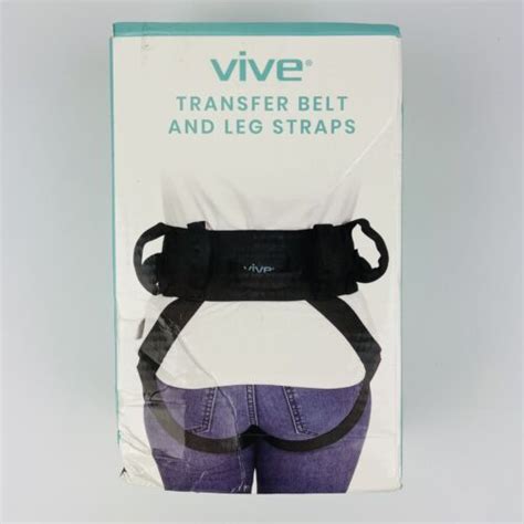 Gait Belt With Leg Loops By Vive Medical Nursing Safety Transfer