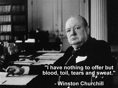 Winston Churchill – Blood, Toil, Tears and Sweat: Address to Parliament ...