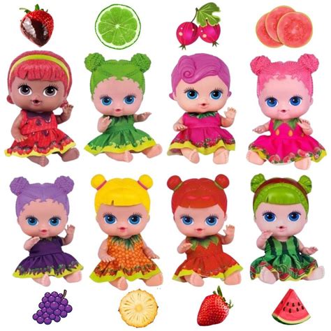 Bonecas De Frutas - Bonecas Coleção Frutinhas Cheirinho de Frutas Bebe Brinquedo Menina ...