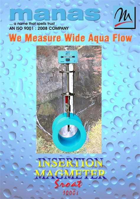 Insertion Type Ultrasonic Flow Meter Manas Microsystems Pvt Ltd By