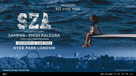 How To Buy Sza Bst Hyde Park Tickets Now Music Entertainment