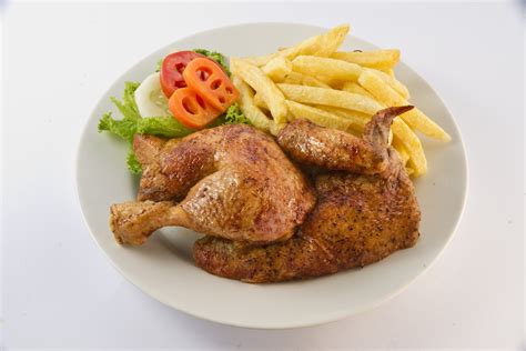 Medio Pollo a la Brasa Pollo a la brasa Comida étnica Recetas de comida