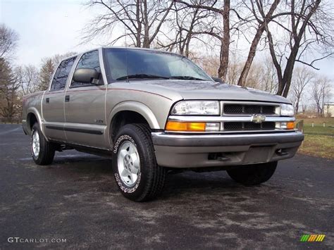 2001 Light Pewter Metallic Chevrolet S10 Ls Crew Cab 4x4 5054700 Photo 5 Car