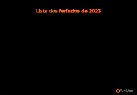 Feriados 2023 Confira O Calendário Completo