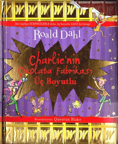 Charlienin Çikolata Fabrikası Üç Boyutlu Roald Dahl Can Yayınları