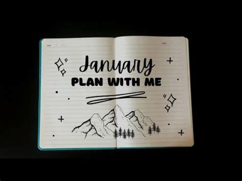 PLAN WITH ME January Bullet Journal Setup 2021 YouTube