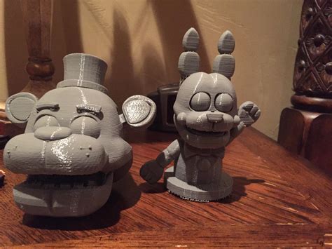 3d Printed Bonbon And Freddy Fivenightsatfreddys