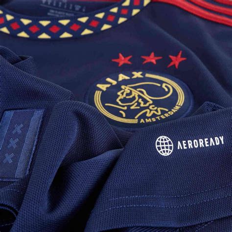 Playera adidas Ajax de Ámsterdam Segunda Equipación 2022 2023 Navy Blue