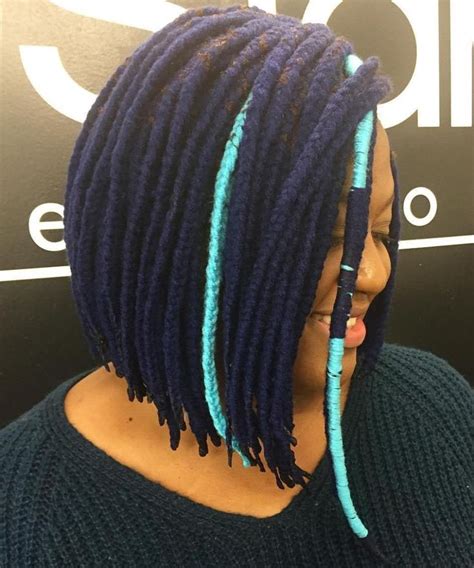 20 Cosy Hairstyles With Yarn Braids Yarn Braids Yarn Braids Styles Box Braids