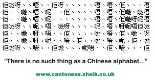 The Chinese Alphabet - Chinese (Cantonese) Help sheets