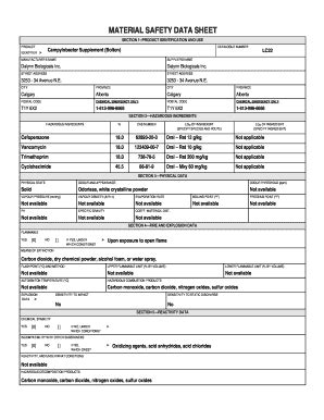 Fillable Online MSDS LC22 Doc Fax Email Print PdfFiller