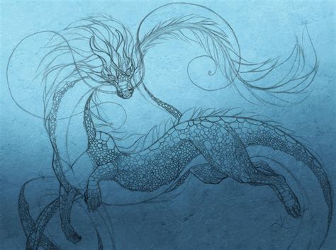 Eastern Dragon Sketch By Yoshi Amaterasu On Deviantart